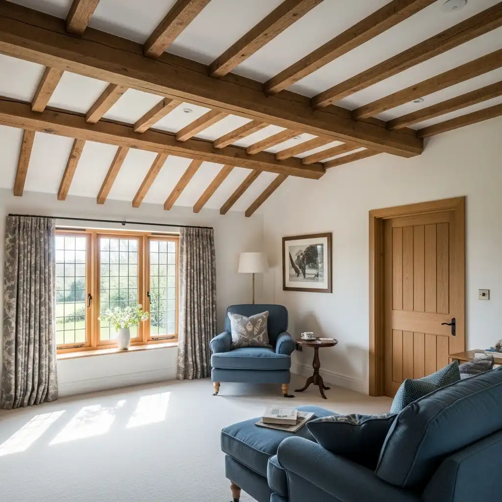 Dark Wood Beams