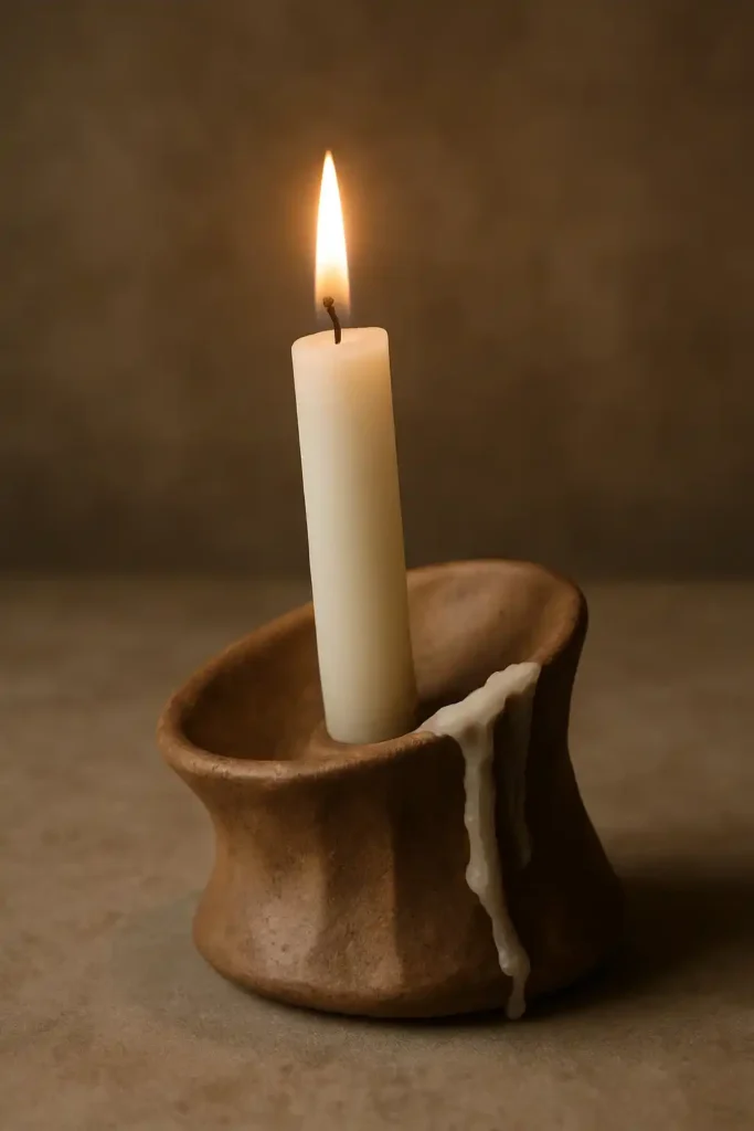 Asymmetrical Candle Holder