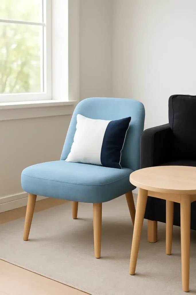 Blue Accent Chair