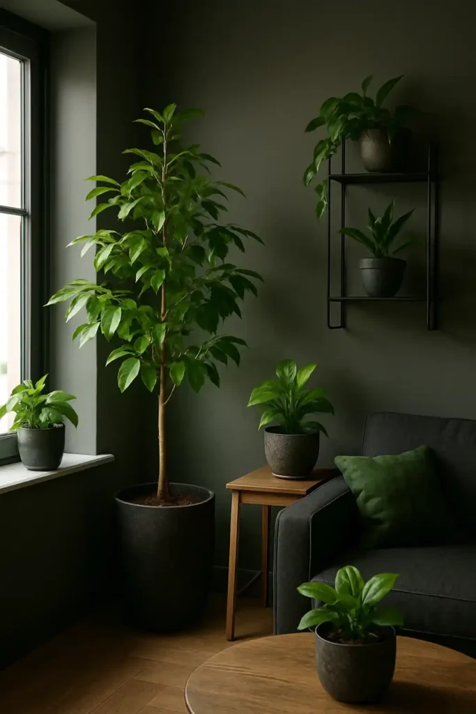 Bring In Plants for Contrast