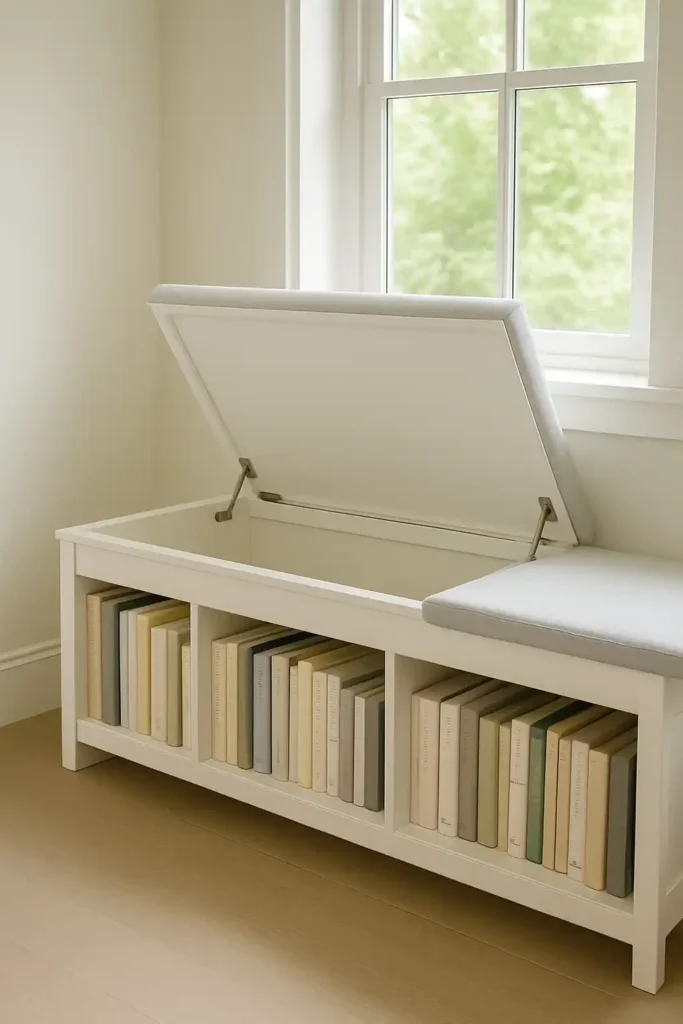 Built-In Bench with Storage Below
