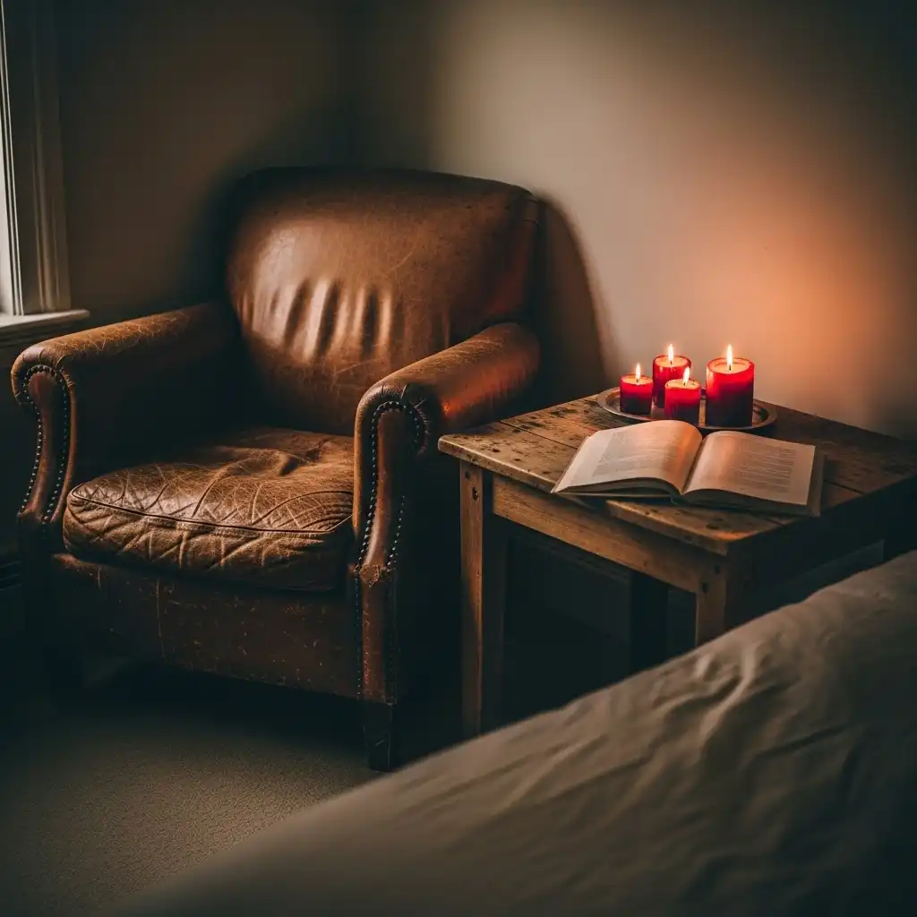 Candlelit Reading Nook