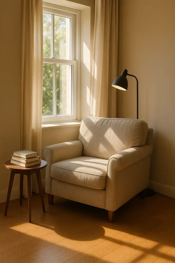 Cozy Reading Nooks for Transitional Apartment Living Room Decor
