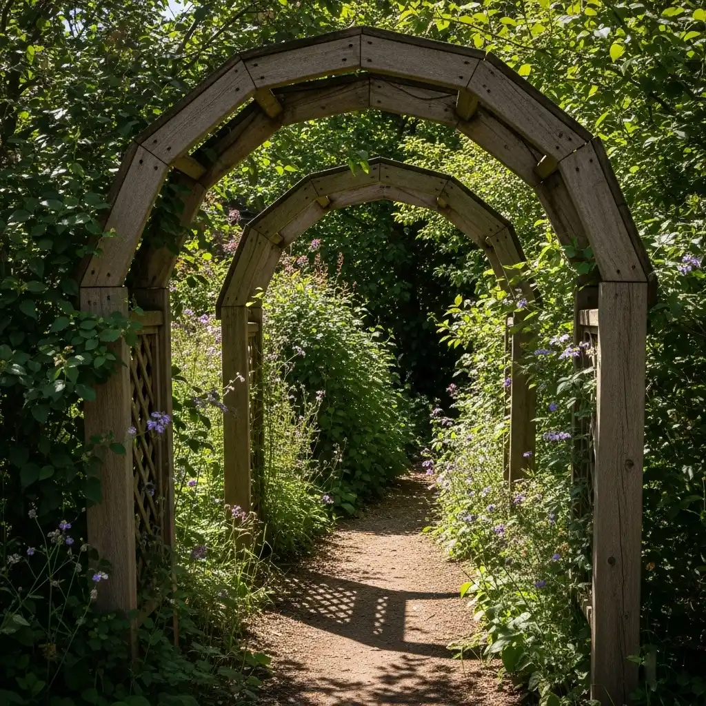 Rustic Garden Arches