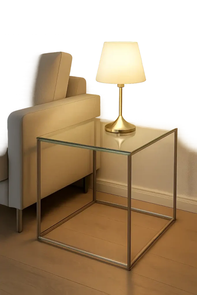 Glass Top Side Tables
