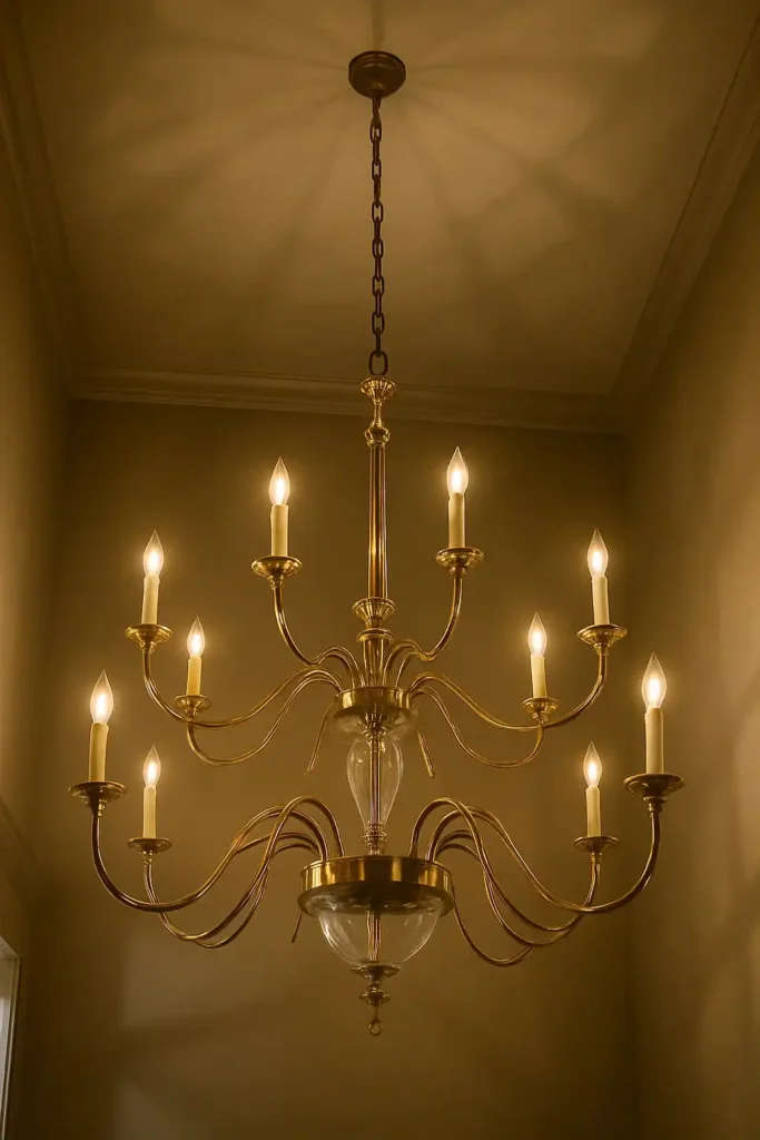 Hang a Large Chandelier