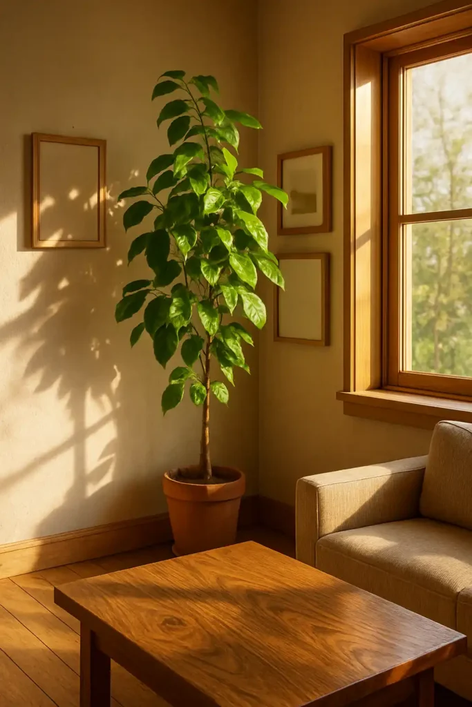 Incorporate Natural Elements for Transitional Apartment Living Room Decor