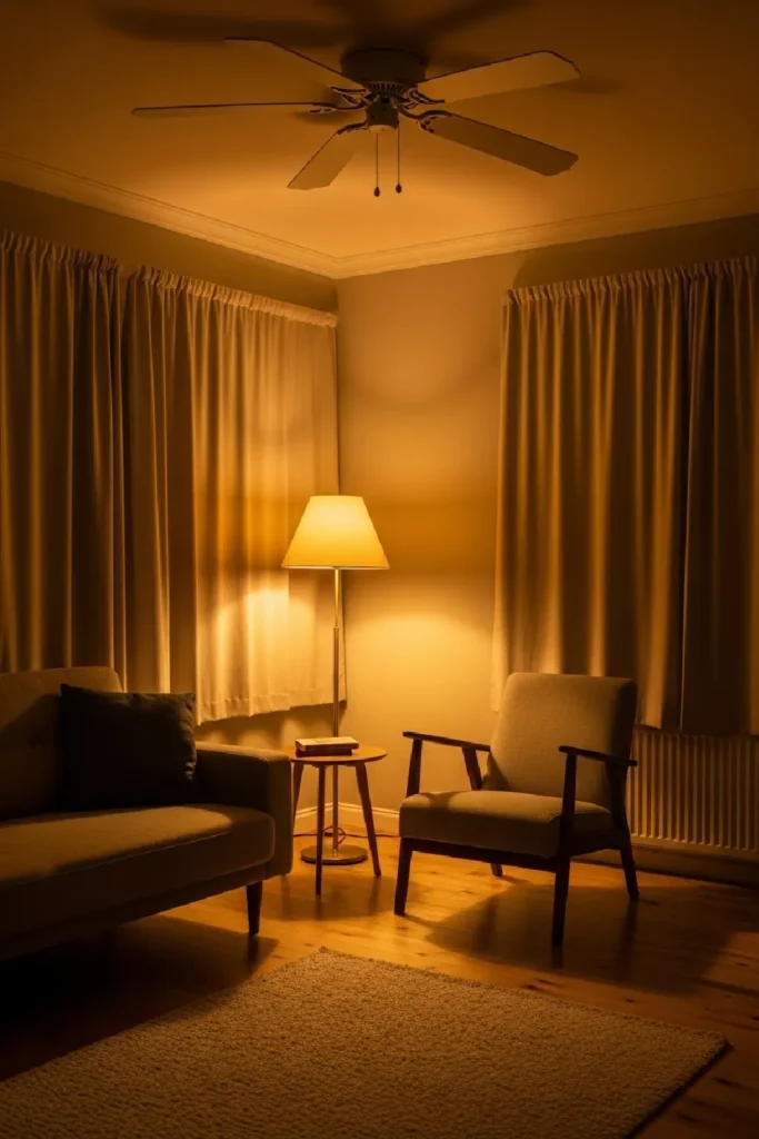 Warm soft lighting for gentle ambiance