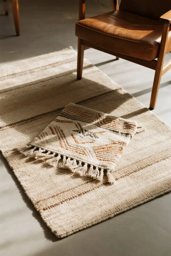 Layer Rugs for Texture