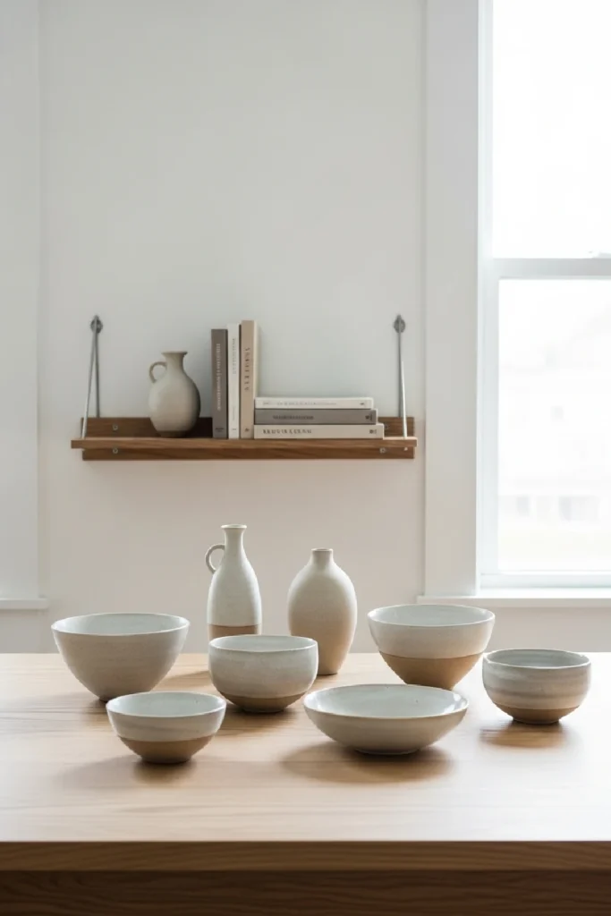 Minimal decor for clean peaceful space
