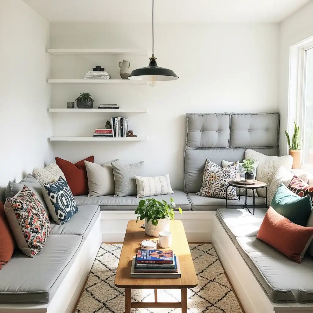 Pendant Light Over the Seating Area