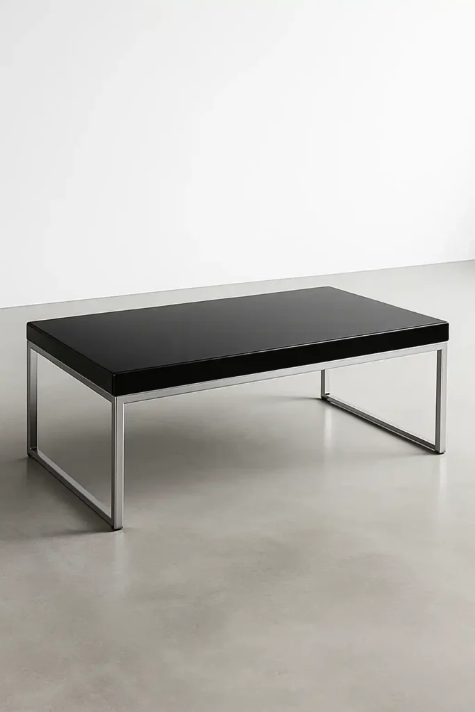 Sleek Black Table