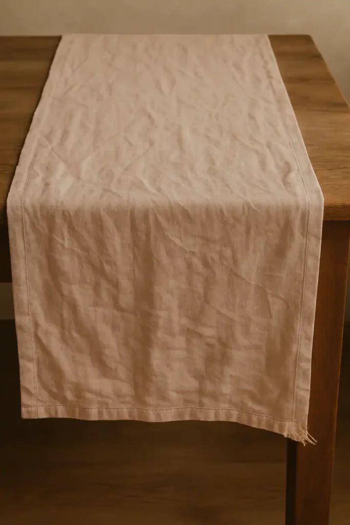 Small Linen Table Runner