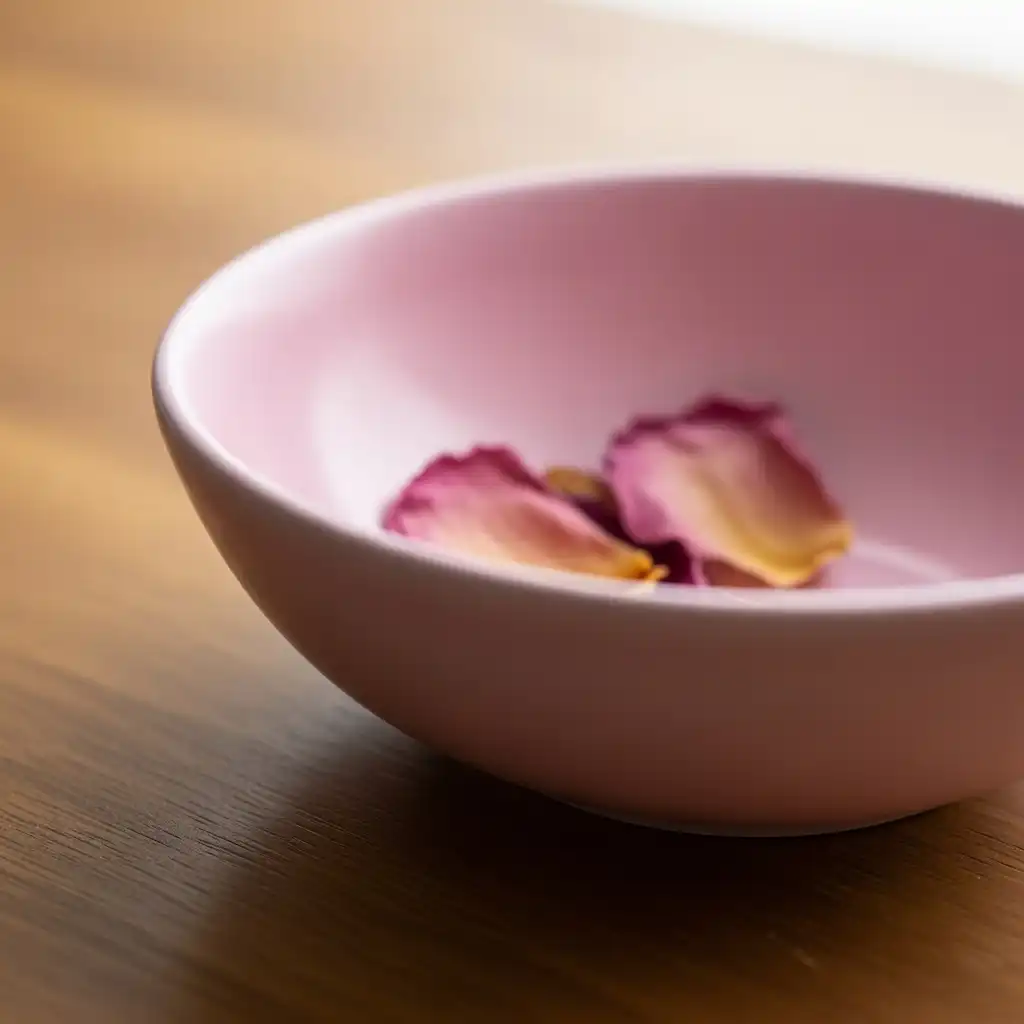 Soft Pink Ceramic Bowl