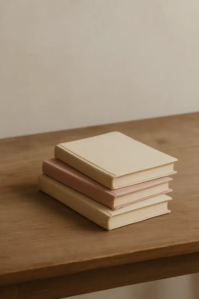 Tiny Stack of Neutral Books