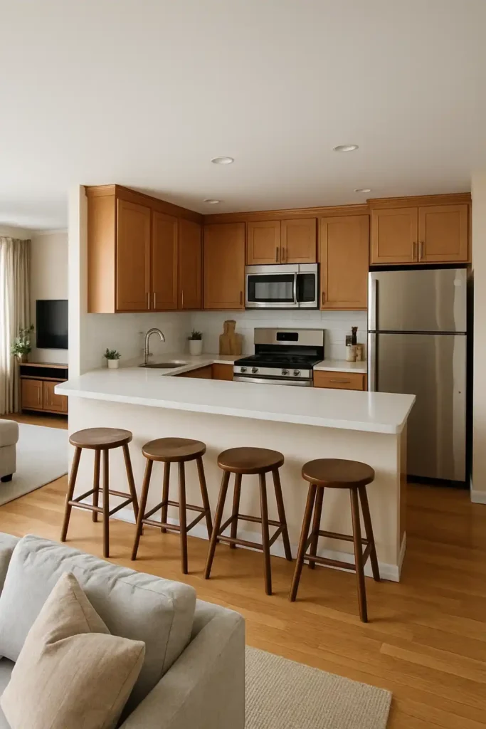 U-Shaped Kitchen with Peninsula