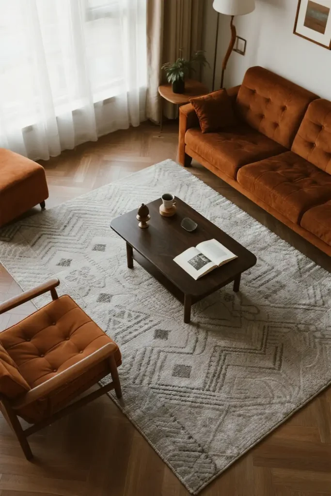 Use Area Rugs to Anchor Spaces
