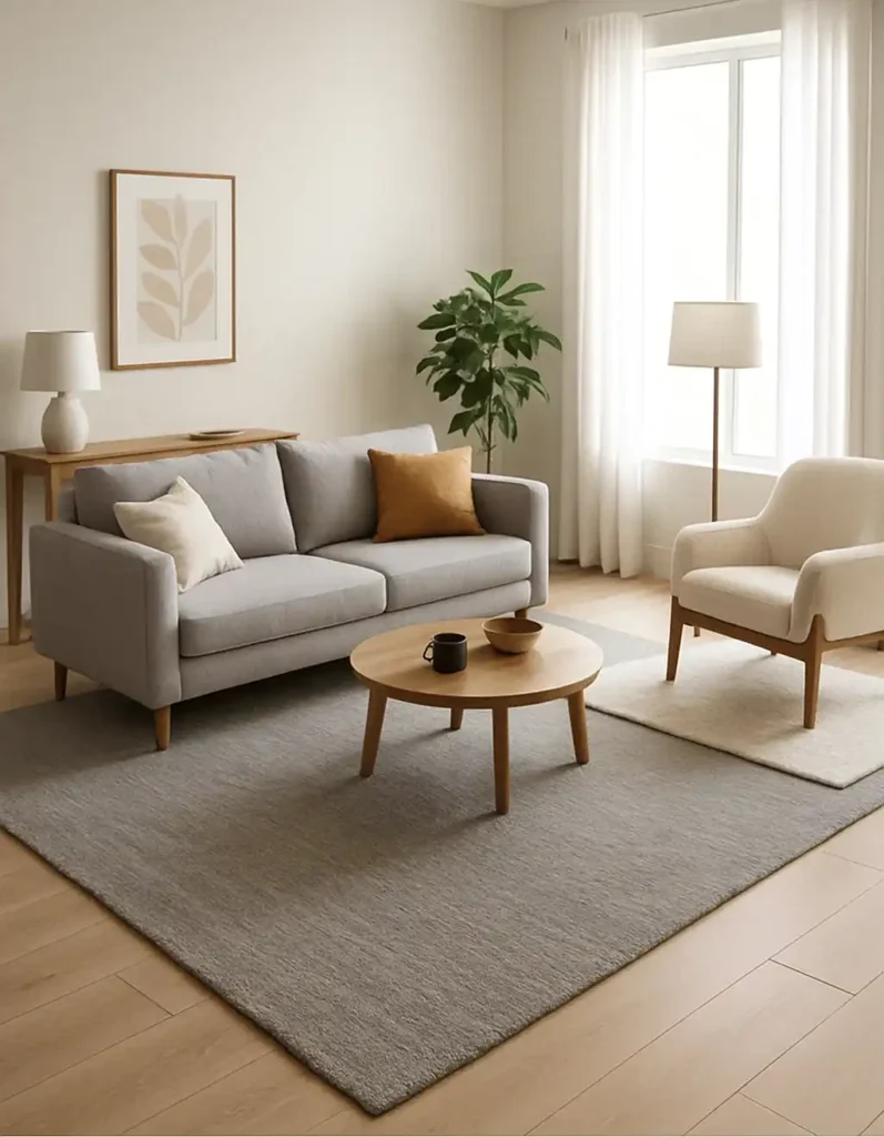 Use Rugs to Define Areas