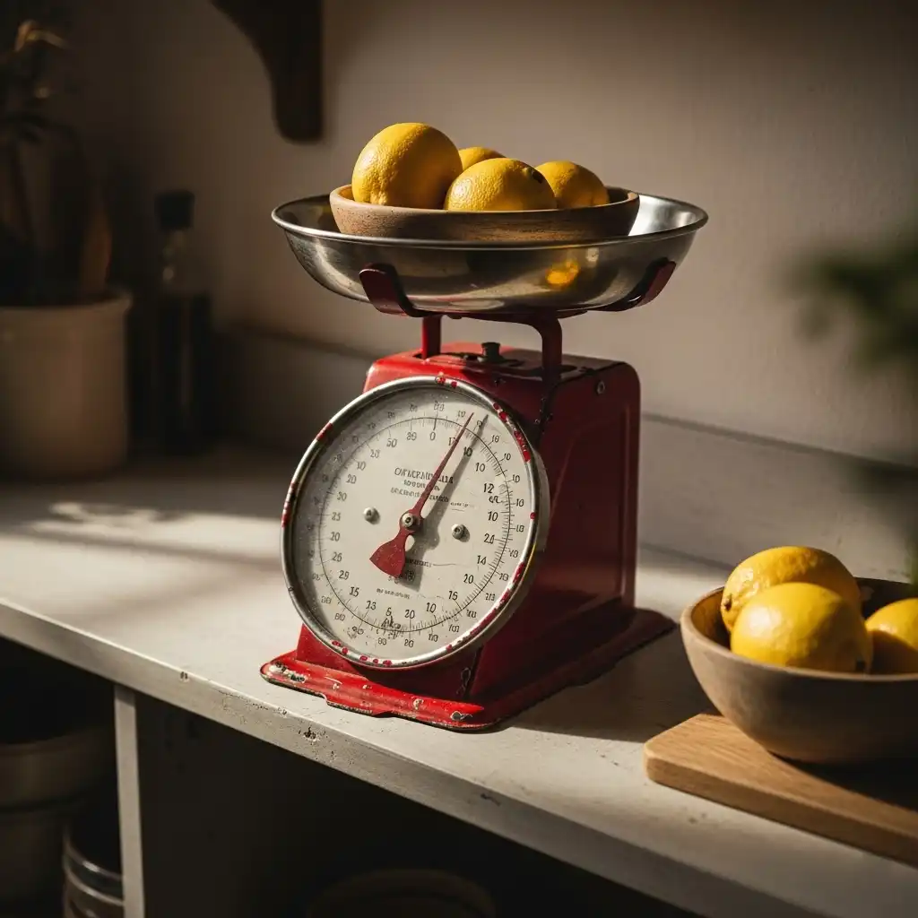 Vintage Scale Display