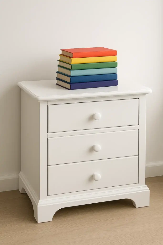 White Painted Table