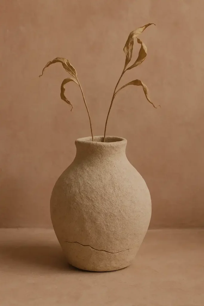 Worn Clay Vase