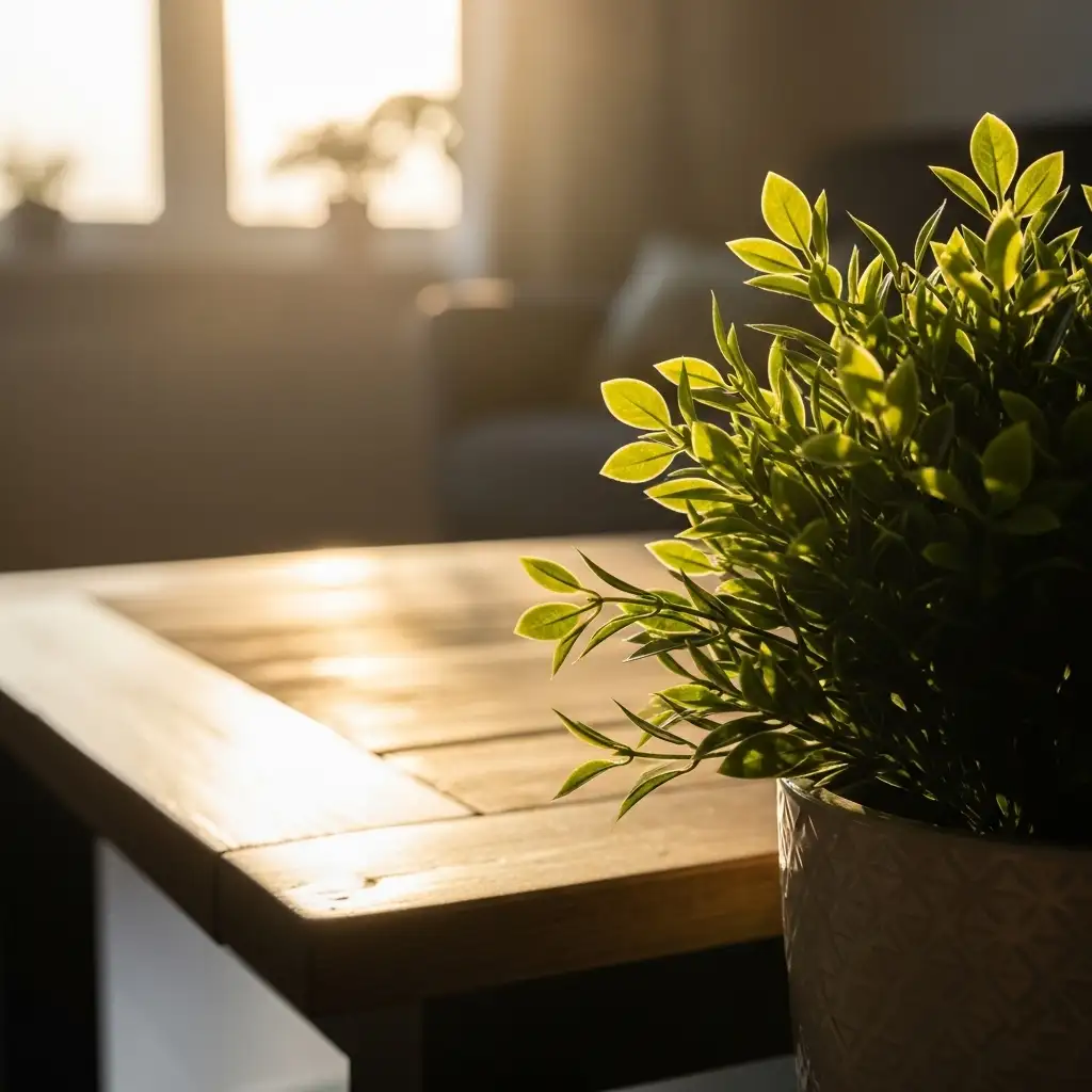 green plants on the table