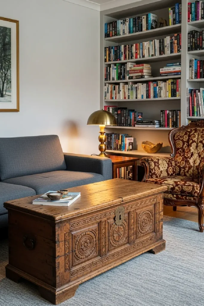 Vintage and modern pieces blend for collected charm