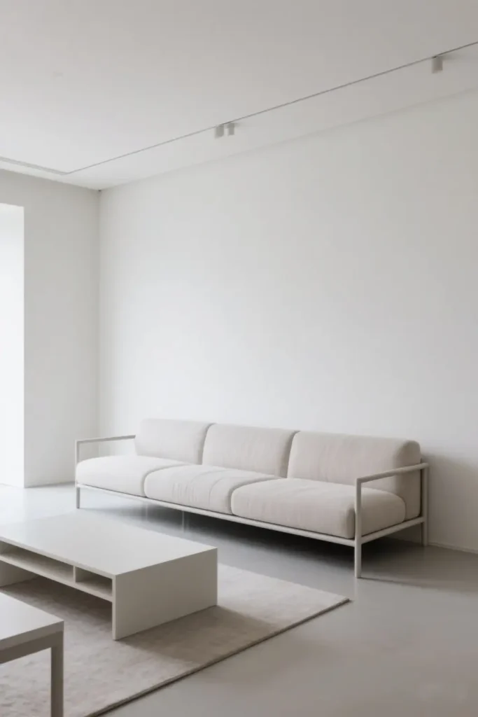 Clean line sofa set
