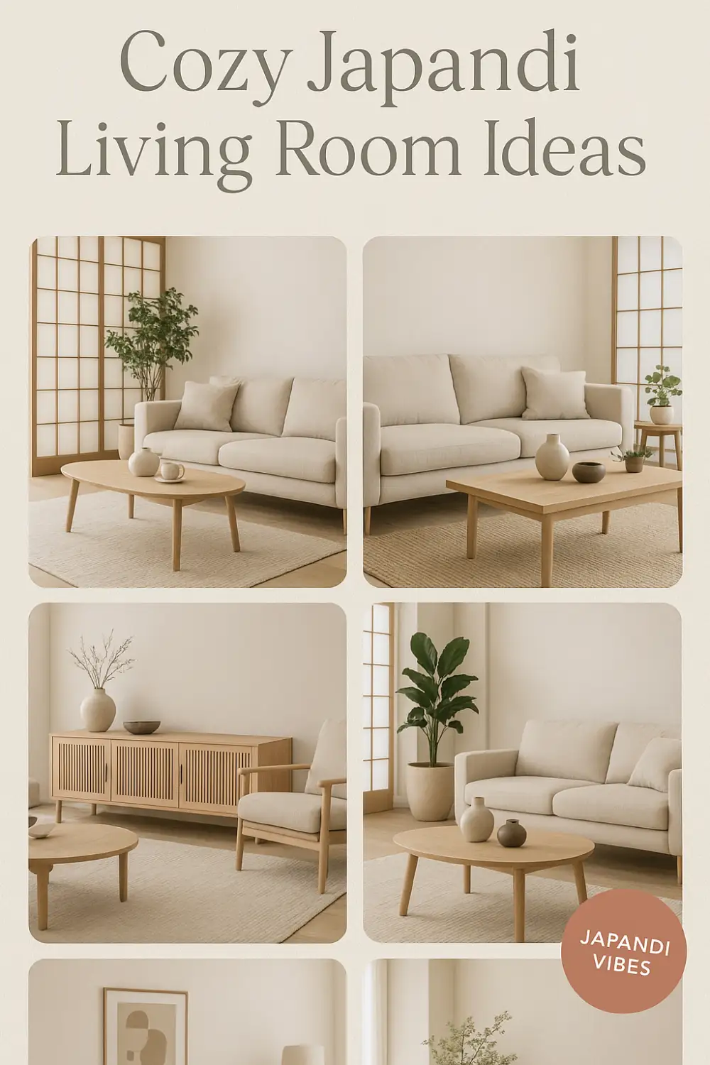 Cozy Japandi Living Room ideas