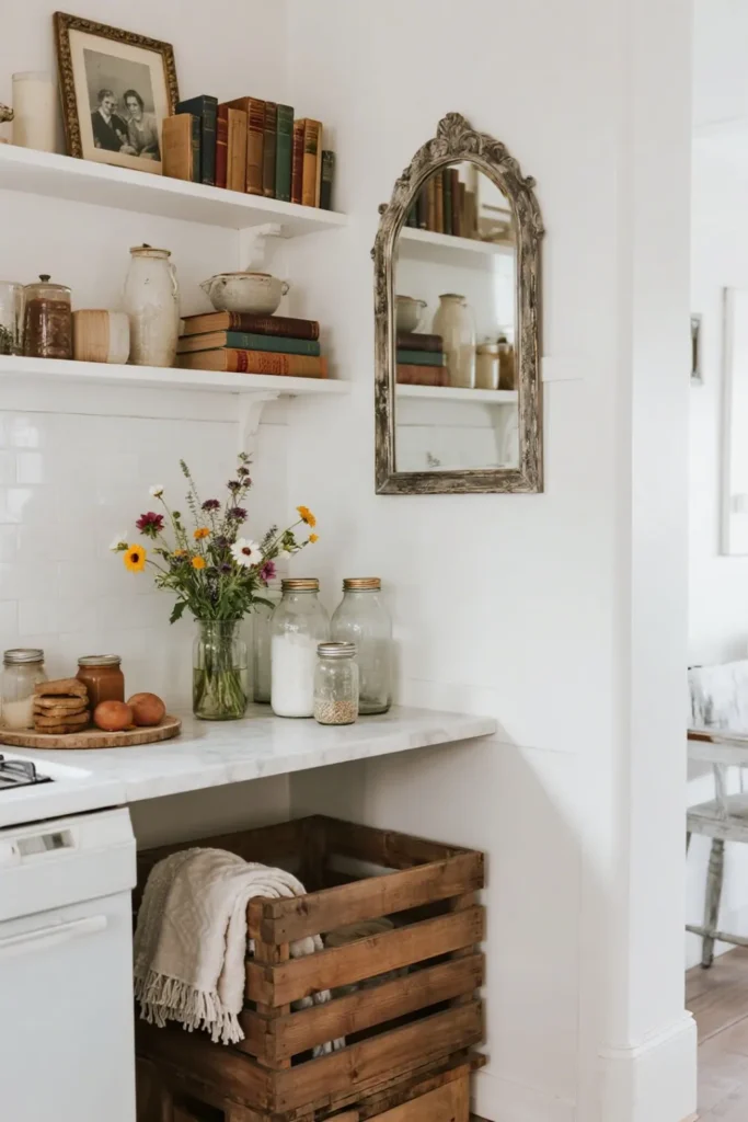 Vintage decor adds charm and history