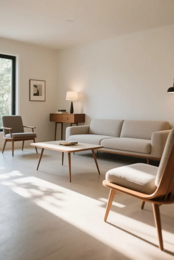 Float Don't Anchor: The Visual Lightness of Leggy Furniture
