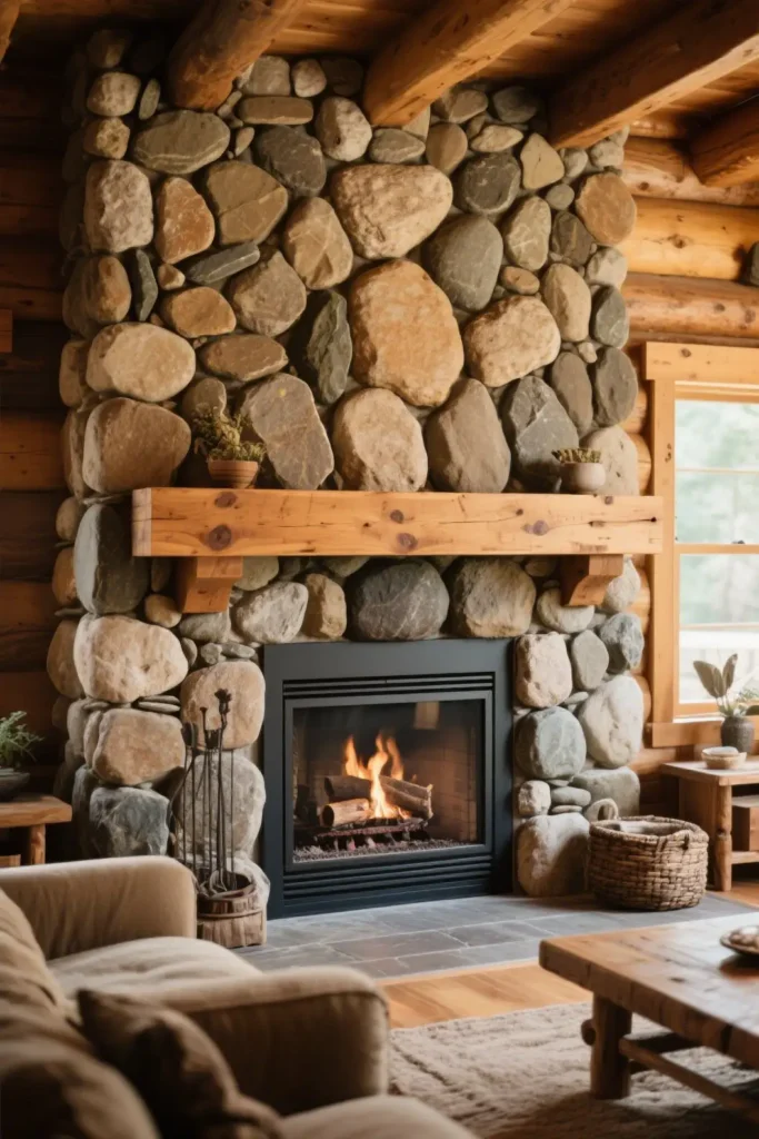 Stone Fireplace Surround