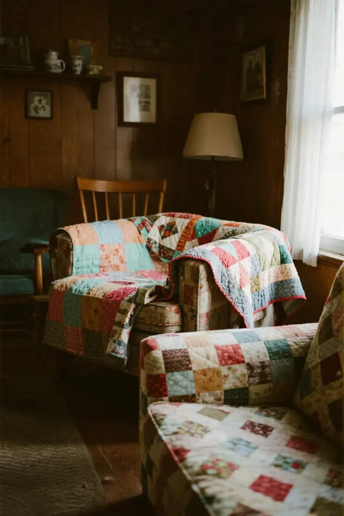 Vintage Quilts as Throws