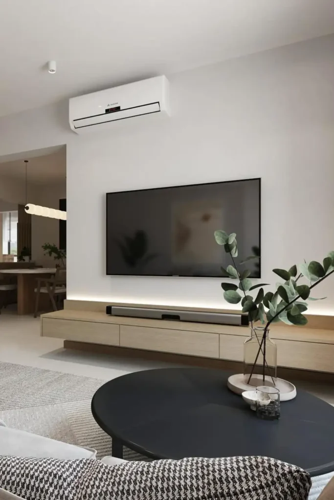 Wall-Mounted TV