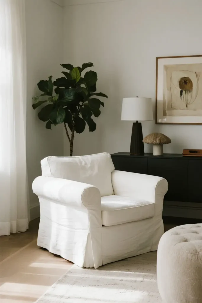 White Slipcovered Sofas
