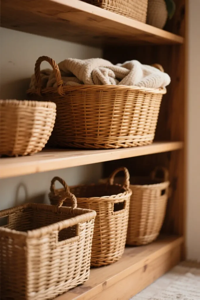 Wicker Basket Storage